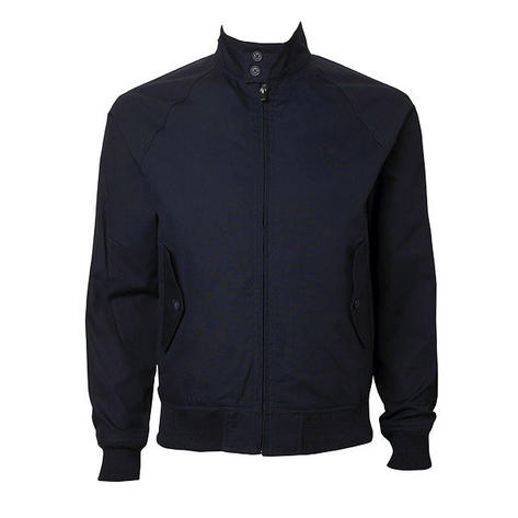 New Ben Sherman Mod Retro Harrington Jacket Navy Blue  Preview