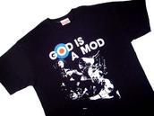 View Item New A-non God Is a Mod Vespa GS Scooter T Shirt Black