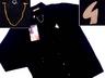 View Item New Gabicci The Firm Gold Tie Pin Chain Shirt Black 