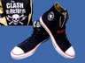 View Item New Converse All Star Hi Boot The Clash Skull Black 