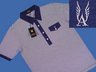 View Item New Aertex Mod Stripe Contrast Pocket Polo Shirt Navy 