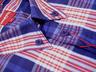 View Item New Merc London Mod Fit Check Shirt Foxley Blue 