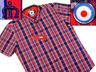 View Item New Merc London Mod Fit Check Shirt Sparsholt Blue 