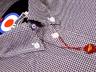 View Item New Merc London Mod Fit Dogtooth Shirt Black White 