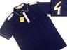 View Item New Gabicci Retro Jersey Simon Pilot Polo Shirt Navy 