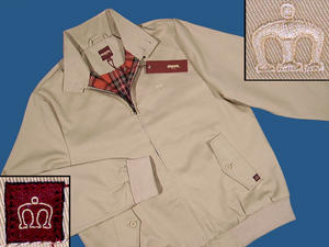 New Merc London Mod Fit Harrington Jacket Stone  Preview