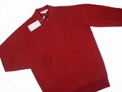 View Item New John Smedley Pure Merino Wool Polo Shirt Wine 