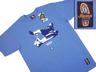 View Item New Stomp Lazy Sunday Scooter Mod Parka T Shirt Blue