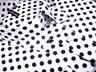 View Item New Mod Retro 60's Polka Dot L/S White Shirt