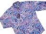 View Item New Mod Retro 60's Blue Multi Paisley L/S Shirt 