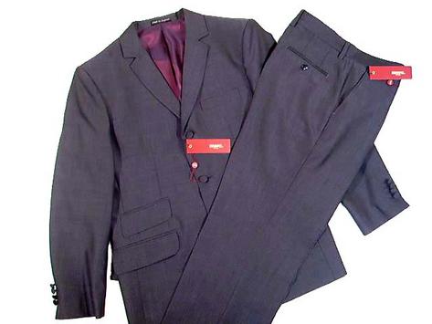 New Merc Mod 2 Two Tone Tonic Suit Charc Grey  Preview