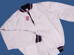 New Mod 60's Retro Skins Monkey Jacket White Preview