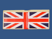 View Item New Lambretta Union Jack Flag Leather Wallet Cream