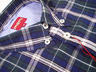 View Item New Merc Mod Fit Check L/S Shirt Hollyrood Navy Green 