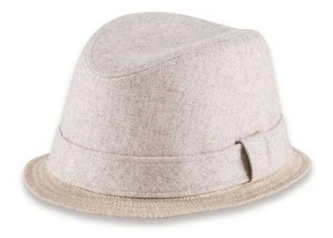 Atlantis Faghen Winter Weight Mod Trilby Hat Beige  Preview