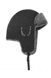 View Item New Atlantis Flight Trapper Arctic style Hat Black 
