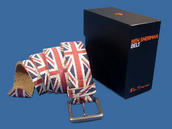 View Item New Ben Sherman Distress Leather Union Jack Belt 