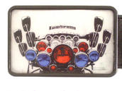 View Item New Lambretta Scooter Mirrors Leather Belt Black 