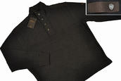 View Item Ben Sherman Irregular Knit L/S Top Black Plus Size 2X