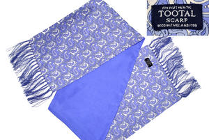 New Tootal SILK Mod Indie Weller Paisley Scarf Bob Sky  Preview