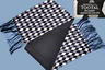 View Item Tootal SILK Mod Indie Weller Diamonds Scarf Neil Black 