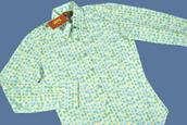 View Item New Chenaski Retro Lollypop Circle Print Shirt Mint M L