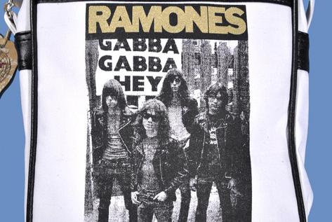 New CanvasRamones Gabba Gabba Hey Flight Bag White Preview
