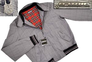 New Lambretta Mod Check POW Harrington Monkey Jacket  Preview