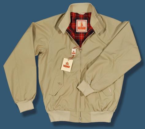 Baracuta G9 Mod Slim Fit Harrington Jacket Natural Thumbnail 1