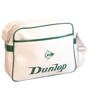 Dunlop Retro Shoulder Flight Sports Bag White Green Preview