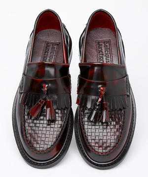 Delicious Junction Basket Weave Loafers Shoe Ox Blood  Preview