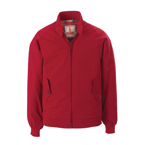 Baracuta G9 Mod Slim Fit Harrington Jacket Dark Red Preview