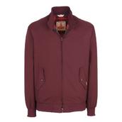 View Item Baracuta G9 Mod Slim Fit Harrington Jacket Wine Burgundy Maroon