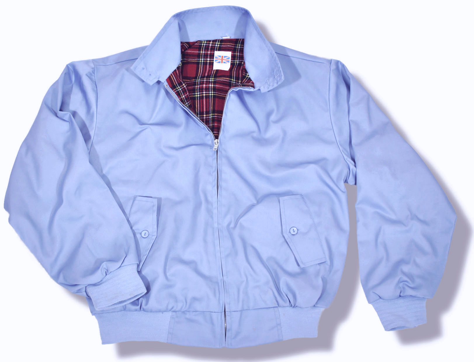 Giacca Harrington Classica Retro - Fodera Tartan, Chiusura A Bottoni, Stile Britannico - Foto 5