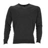 View Item John Smedley Pure Merino Wool V Neck Pullover Jumper Charcoal Grey 
