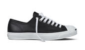 View Item Converse Jack Purcell Leather Ox  Low Classic Trainer Shoe Black