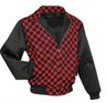 View Item New Harrington Jacket Mod Ska Punk Check Red / Black S