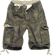 View Item New Raw Vintage Cargo Shorts WOODLAND CAMO