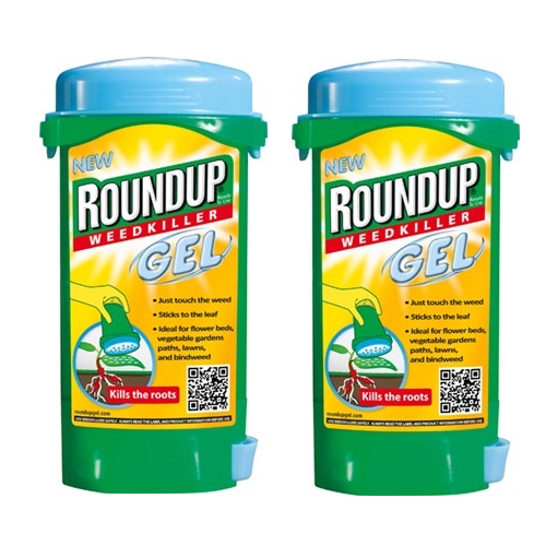 2 x Genuine RoundUp Gel 150ml Glyphosate Weedkiller One Click