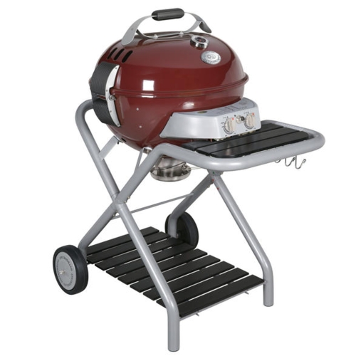 OUTDOOR CHEF ASCONA 'RUBY' 54cm 2 BURNER GAS KETTLE BARBECUE BBQ OUTDOORCHEF