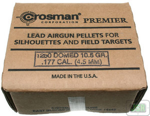 Crosman Premier Domed Pellets [.177][10.5gr] [1250 Card Box] 177HB Preview