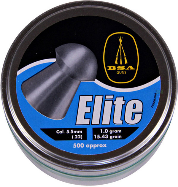 View Item BSA Elite Domed Pellets [.22][15.43gr][500]