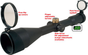 AGS Elite Tactical 30mm 16x56 SWAT Mil Dot Sidewheel Riflescope Preview