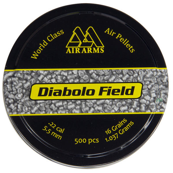 View Item Air Arms Diablo Field Domed Pellets [.22][5.51mm][500]