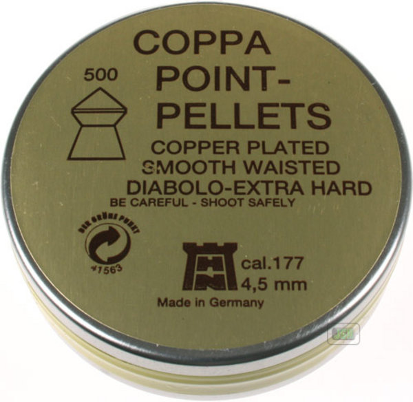 View Item H&N Coppa-Point Pellets [.177][4.50] [500]