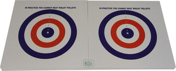 View Item 6.75" Bisley Red White & Blue Targets [100]