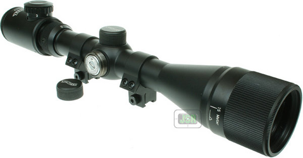 View Item Walther 3-9x40 PX Illuminated Riflescope With Mounts