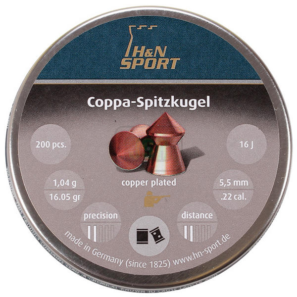 View Item H&N Coppa-Point Pellets [.22] [200]