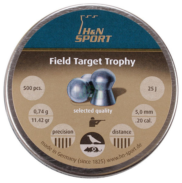 View Item H&N Field Target Trophy Pellets [.20][5.00] [500]