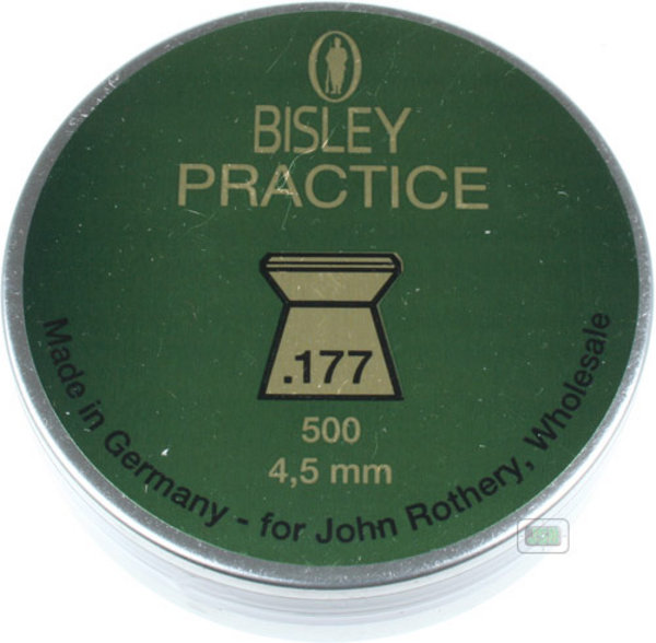 View Item Bisley Practice Flathead Pellets [.177] [500]